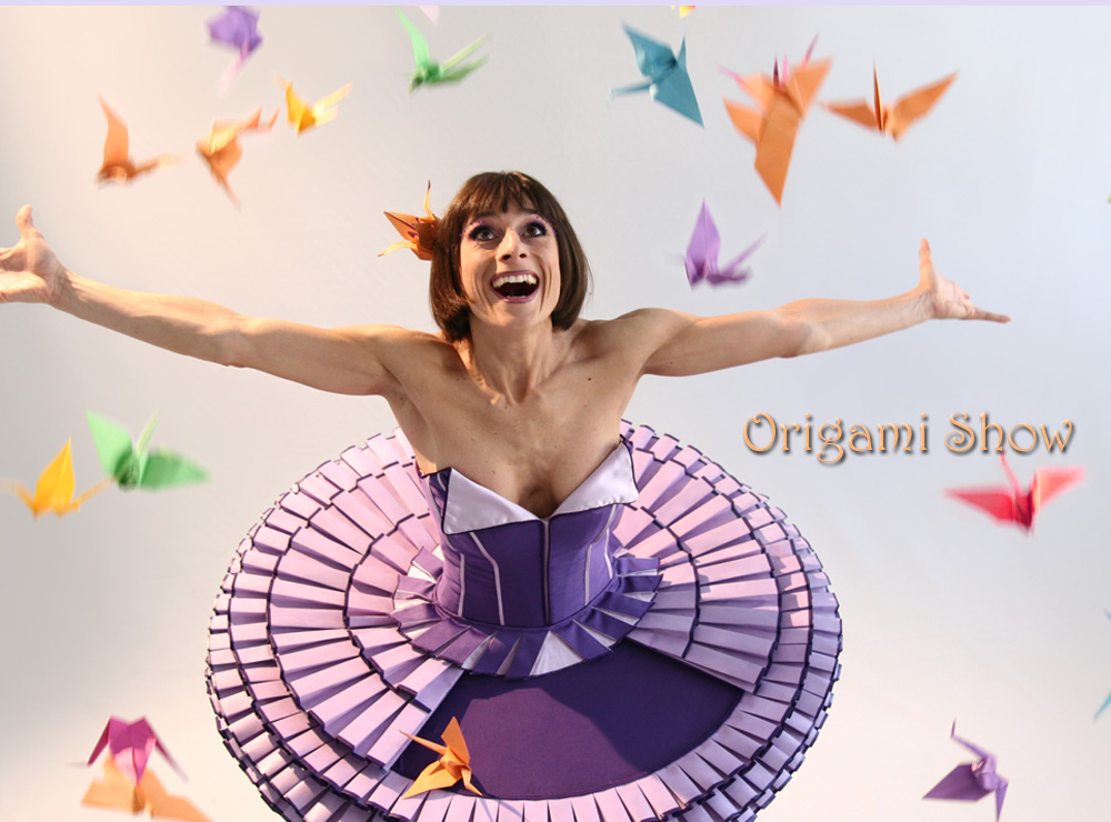 Origami Show von Origami Künstlerin Sabrina