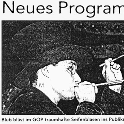 Neues Programm im Varieté GOP 