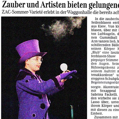 Zauberer und Artisten bieten gelungene Show